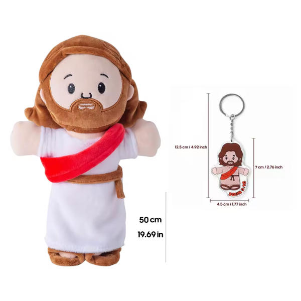 Little Savior Plush – A Hug of Faith | FREE Jesus keychain gift!