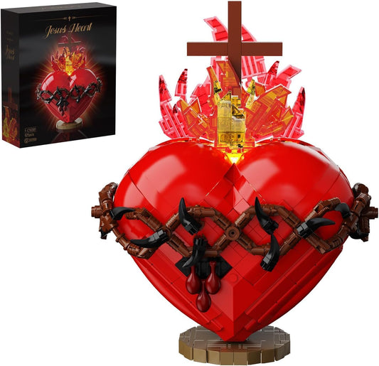 Sacred Heart of Jesus – 625-Piece Cross Building Kit