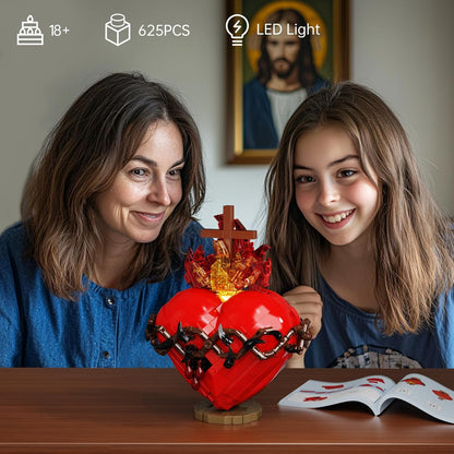 Sacred Heart of Jesus – 625-Piece Cross Building Kit