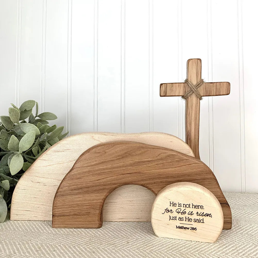 Wooden Tomb Decoration – The Empty Tomb of Jesus